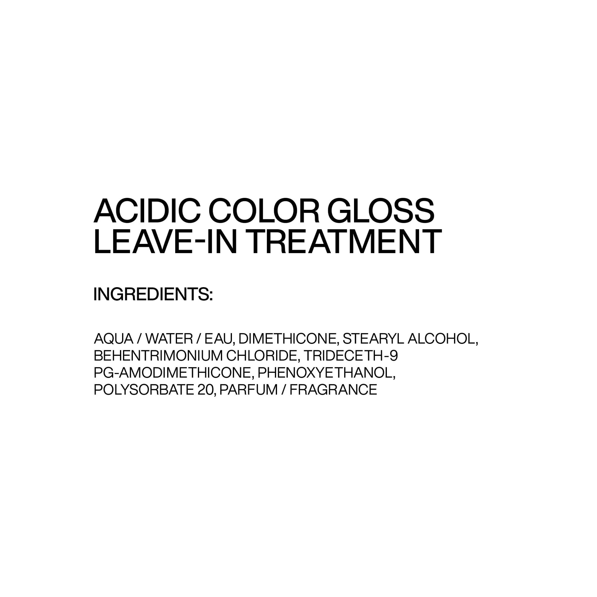 Redken Acidic Color Gloss Leave-In Heat Protective Treatment