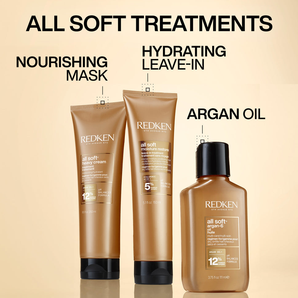 Redken All Soft Argan-6 Multi-Care Oil For Dry/Brittle Hair