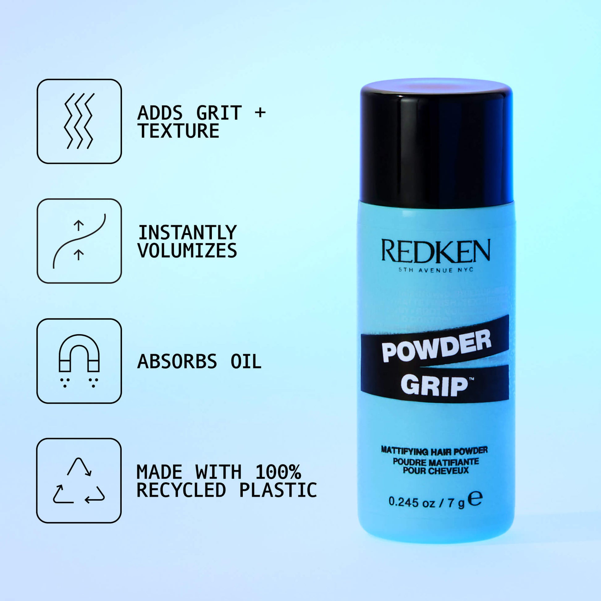 Redken Powder Grip : Root Volumizing & Texturizing Hair Powder