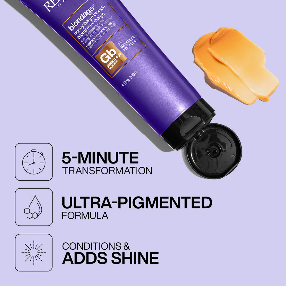 Redken Color Extend Blondage Color Depositing Mask For Honey Beige Blonde Hair Color