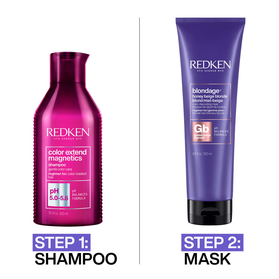 Redken Color Extend Blondage Color Depositing Mask For Honey Beige Blonde Hair Color