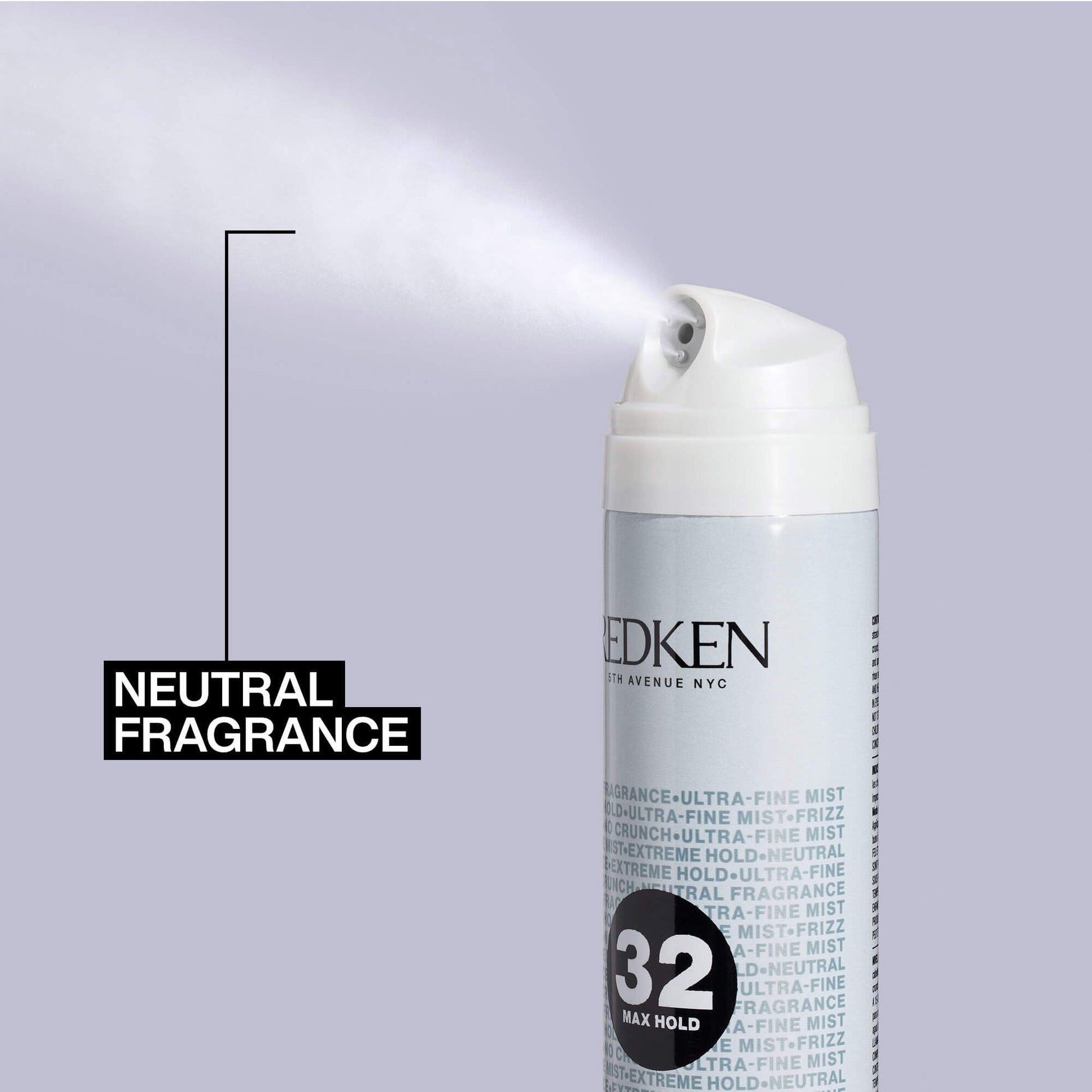 Redken Max Hold Neutral Hairspray Maximum hold, Neutral Fragrance