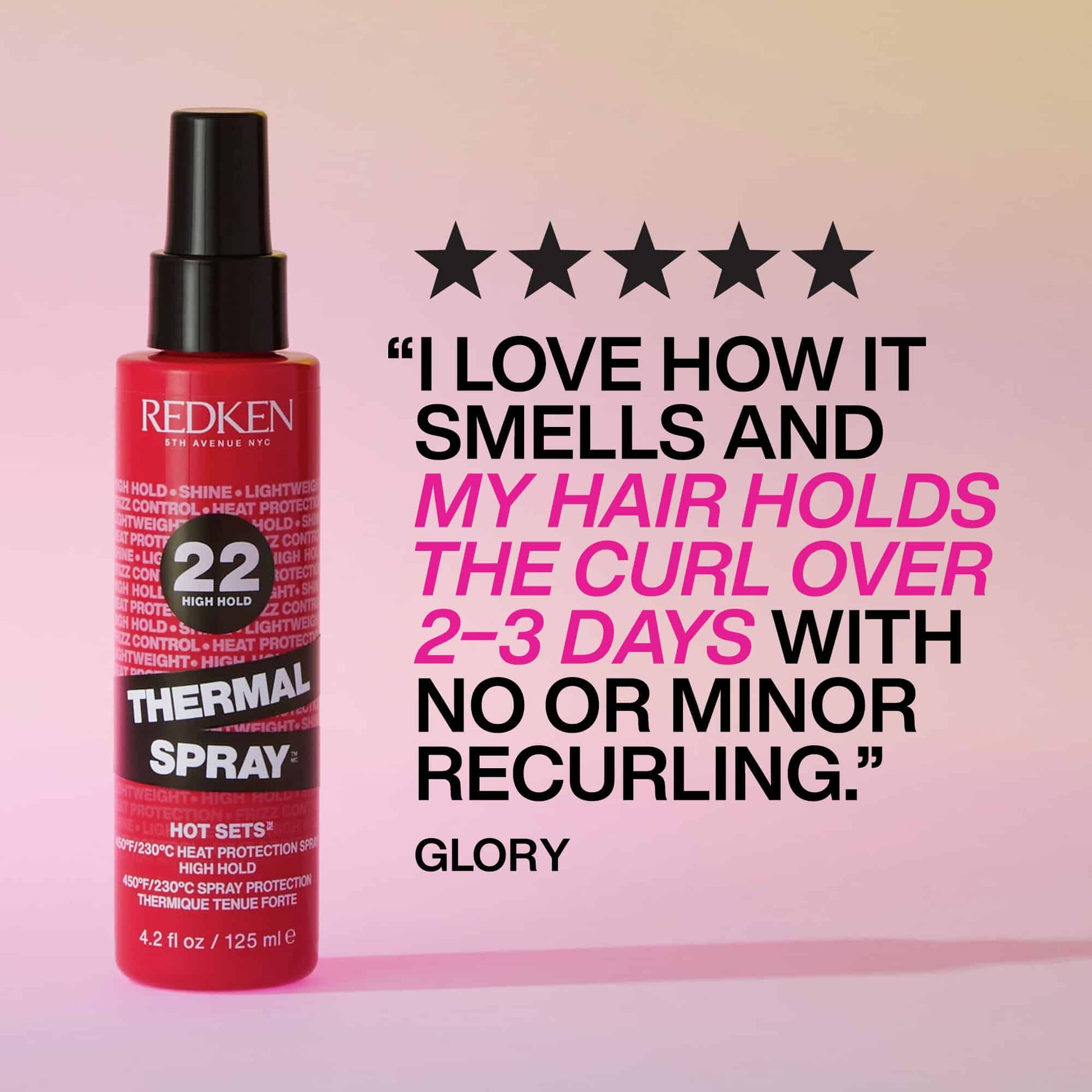 Redken Thermal Spray High Hold For Thermal Styling That Holds All Day